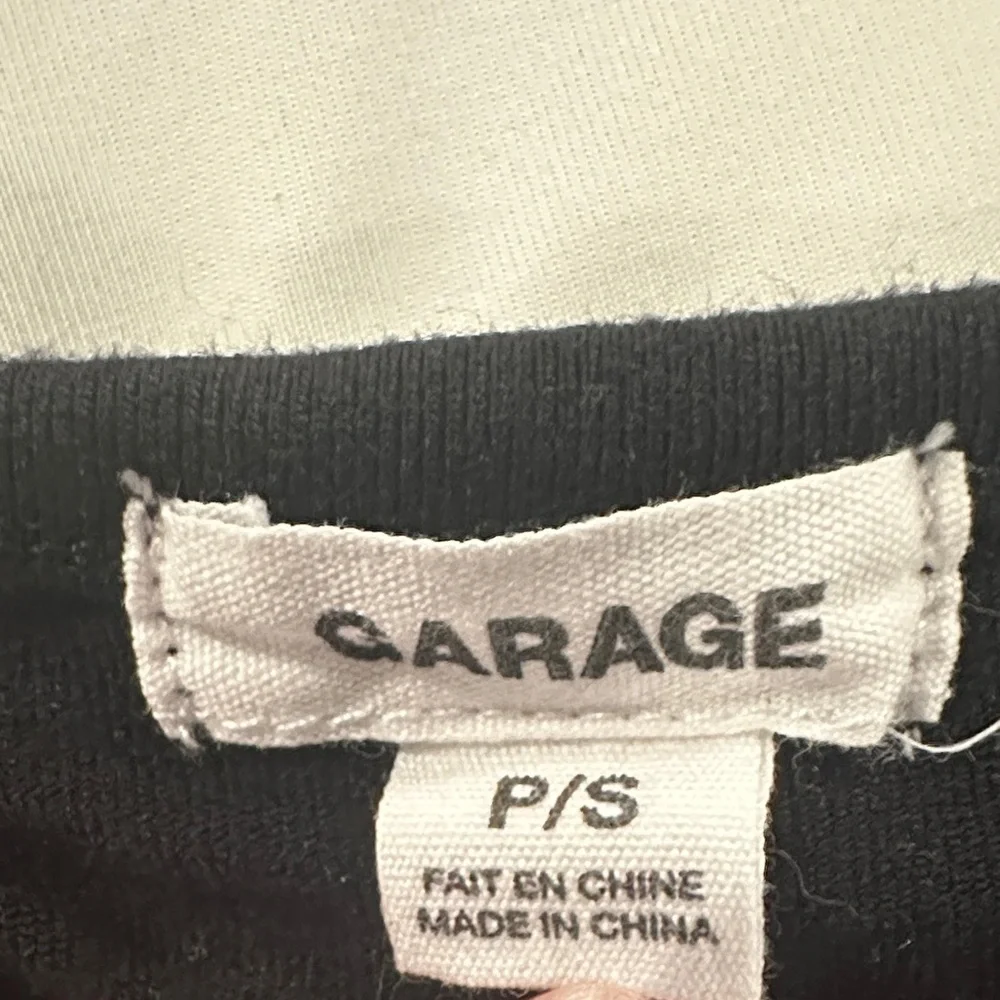 Garage Gabriella V-Neck Tee - Black - Picture 2 of 5